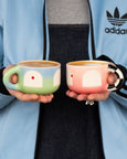 Jeje Things - Ceramic Mug - Pink and Red