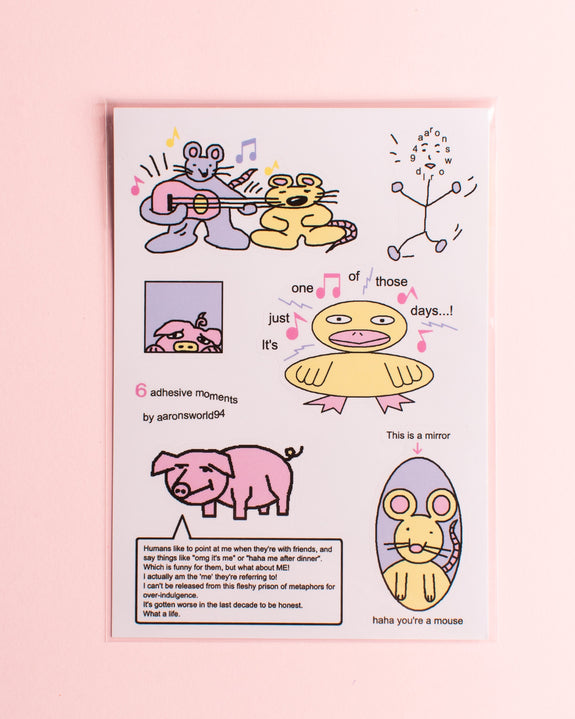 Aaronsworld94 - Sticker Sheet - Pig