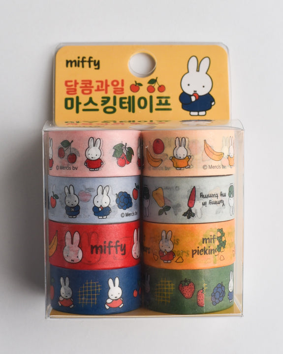 Miffy - Sweet Fruit Deco Masking Tape - 8Pcs Set