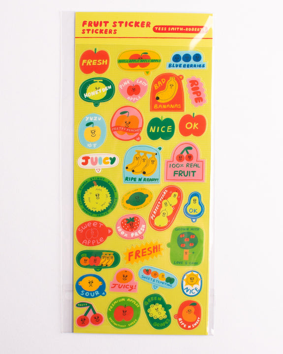 Tess Smith-Roberts - Sticker Sheet - Fruit Stickers