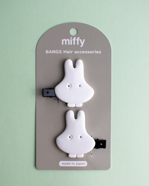 Miffy - Bangs Hair Clips - Ghost