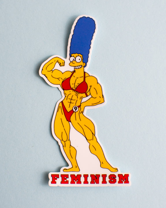 Carla Adams - Muscle Marge Vinyl sticker