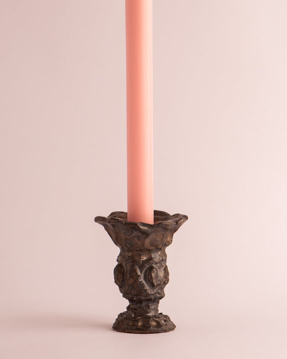 Hilary Green - Bronze Small Vessel Candle Holder 1