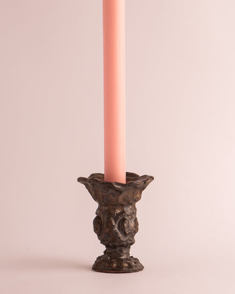 Hilary Green - Bronze Small Vessel Candle Holder 1