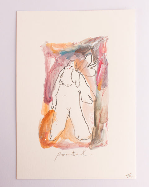 Hilary Green - Original Watercolour A5 - 1