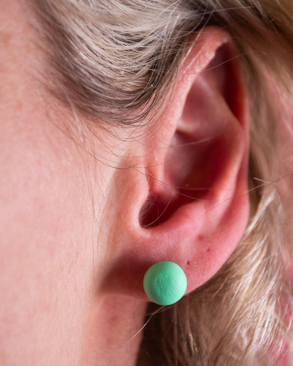 Emily Green - Spearmint Green Stud Earrings