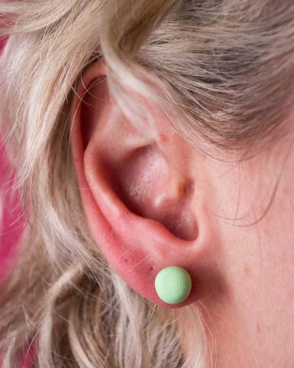 Emily Green - Mint Green Stud Earrings