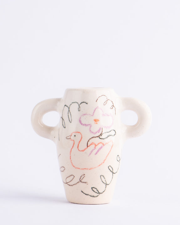 Milo Hachim - Mini Vase - Swan