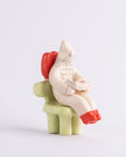 Milo Hachim - Bunny in Tulip chair - Red