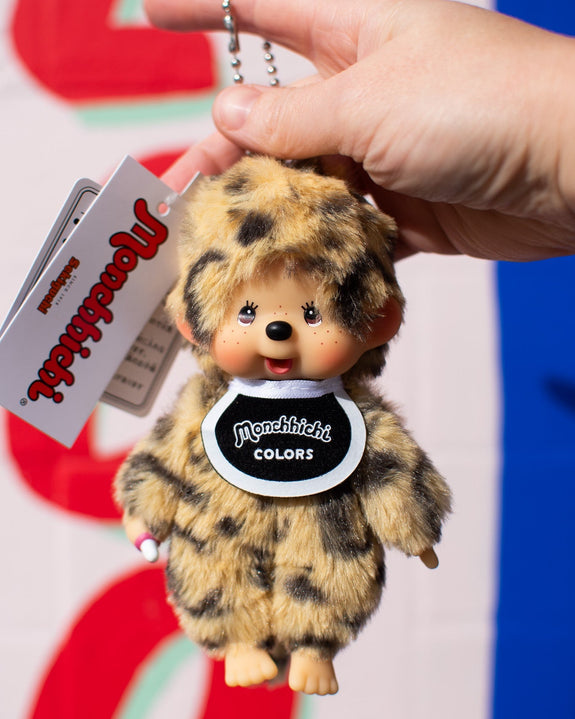Monchhichi - Bag Charm - Leopard Print