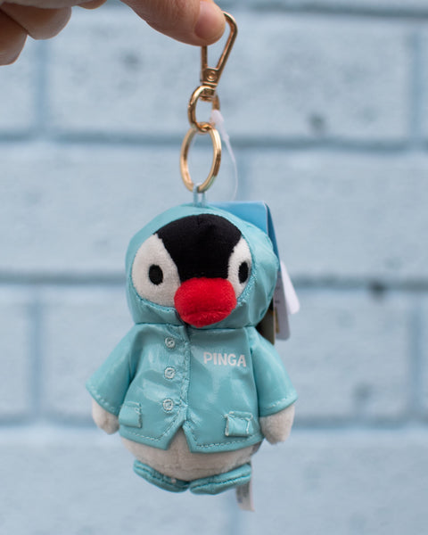 Pingu - Plush Keychain - Pinga Raincoat Blue