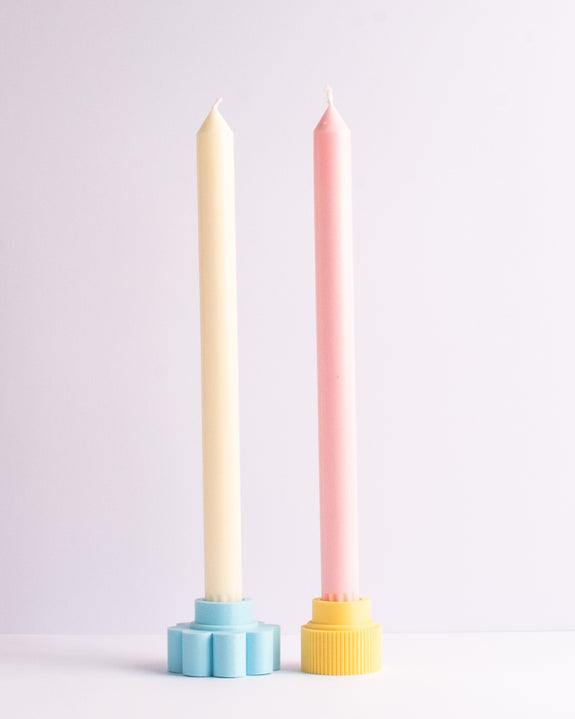 Dinner Candle Set - Strawberry and Cream