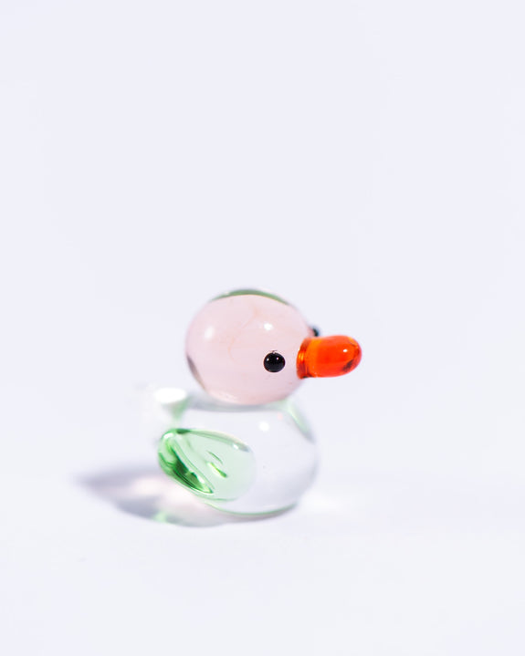 Glass Figure - Baby Duck