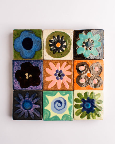 Esther Sandler of Togetherness - Good Omens - Framed Square Small Tiles 2