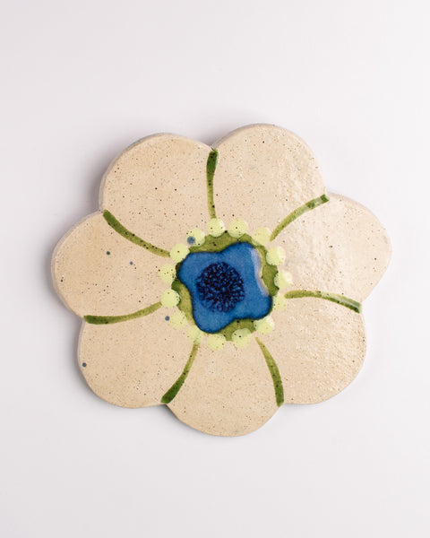 Esther Sandler of Togetherness - Good Omens - Wall Hanging - White Flower