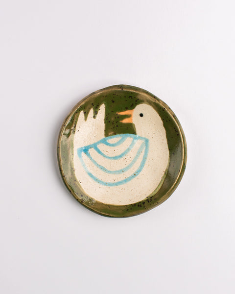 Esther Sandler of Togetherness - Good Omens - Ceramic Dish Small - White Bird