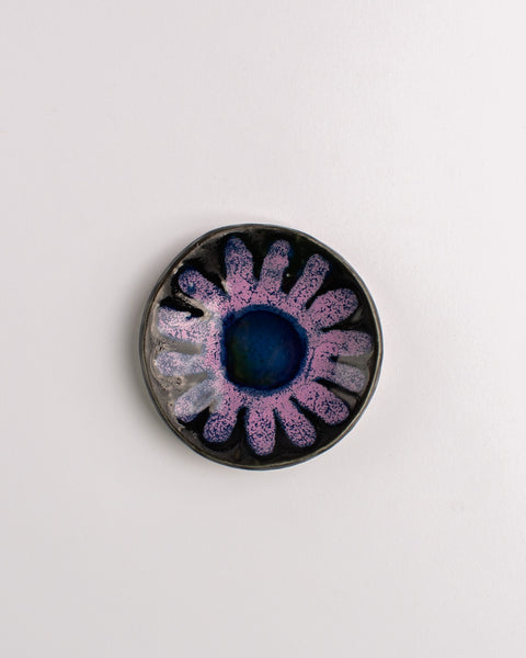 Esther Sandler of Togetherness - Good Omens - Ceramic Dish Mini - Black Flower