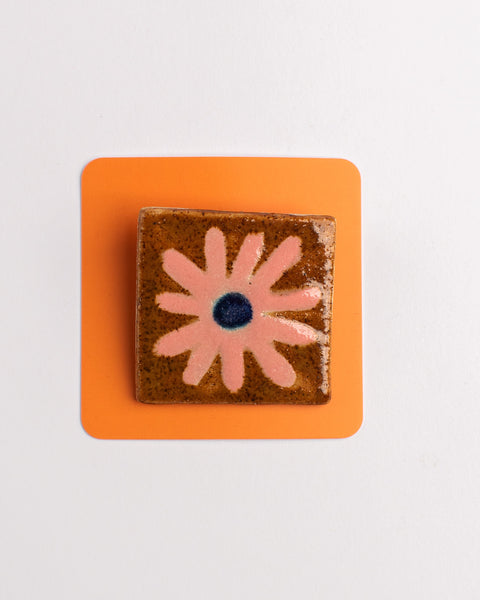 Esther Sandler of Togetherness - Good Omens - Tile Brooch Flower