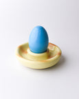 Stacey's Ceramics - Egg Cup - Yellow/Brown