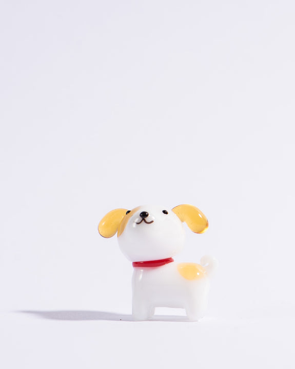 Glass Figure - Puppy with Collar