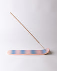 Stacey's Ceramics - Incense Ski - Pink/Blue