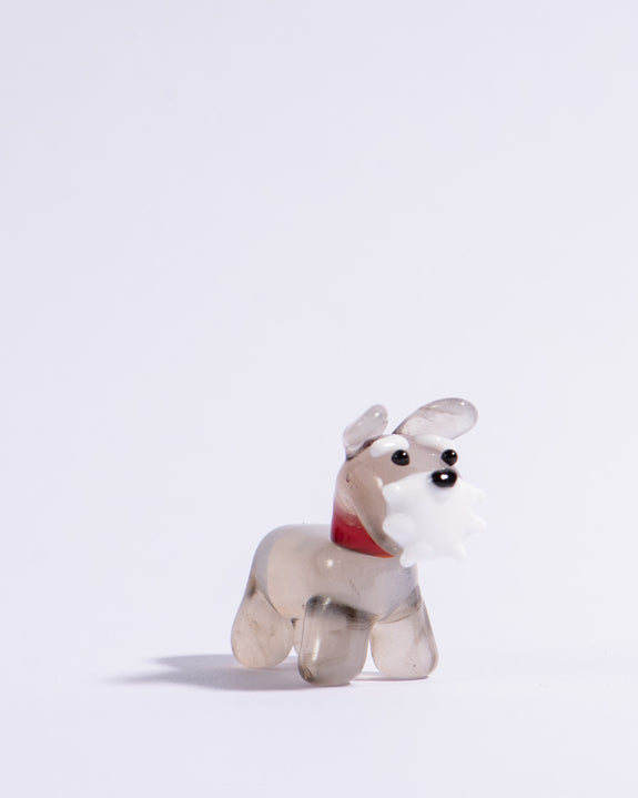 Glass Figure - Schnauzer