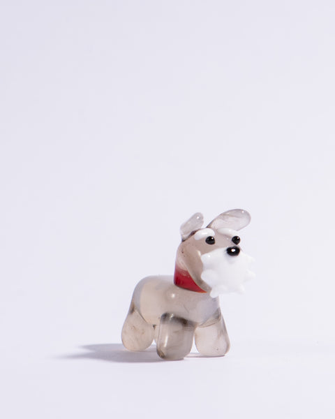 Glass Figure - Schnauzer