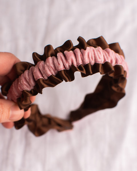 Room Shop - Antoinette Headband - Milk Chocolate