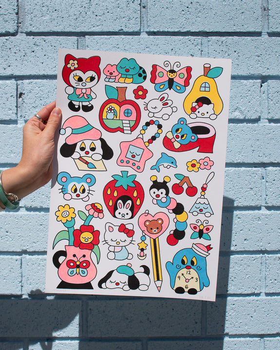 Hello Numi - Riso Print - Primavera