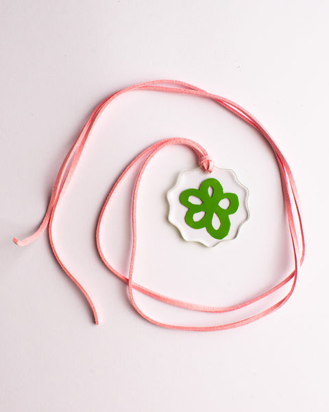 Dorkus Design - Off Cutt Necklace - Green