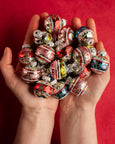 Christopher Radko - Holiday Glass Ornament – Festive Fete 3cm - Set of 20