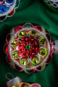 Christopher Radko - Holiday Glass Ornaments - Splendor Set of 8 with Santa