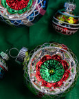 Christopher Radko - Holiday Glass Ornaments - Splendor Set of 8 with Santa