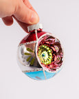 Christopher Radko - Holiday Glass Ornaments –  Festive Fete Set of 9 Reflector Rounds