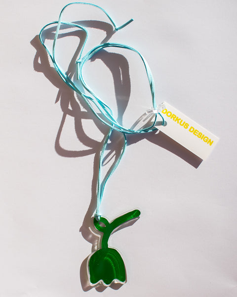Dorkus Design - Tulip Necklace - Green