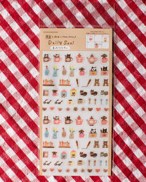 Furukawashiko - Daily Sticker Sheet - Muttari Brown
