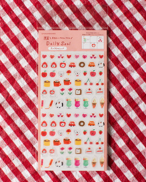 Furukawashiko - Daily Sticker Sheet -Tamamono Red
