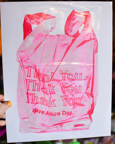 Alex Luciano - Thank You! Bag Riso Print