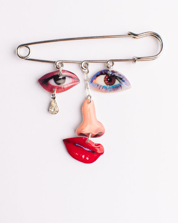 Haricot Vert - Silly Me Brooch