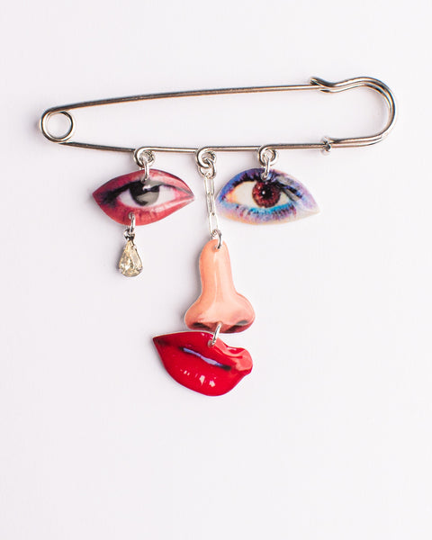 Haricot Vert - Silly Me Brooch