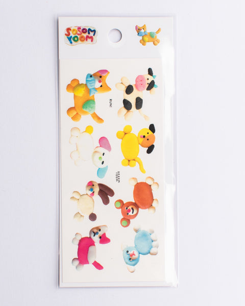 Sosom Room - Sticker Sheet - Run!