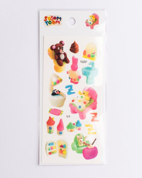 Sosom Room - Sticker Sheet - Stay Home
