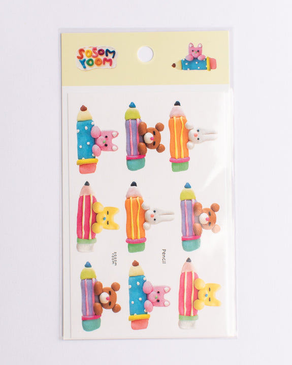 Sosom Room - Sticker Sheet - Pencil