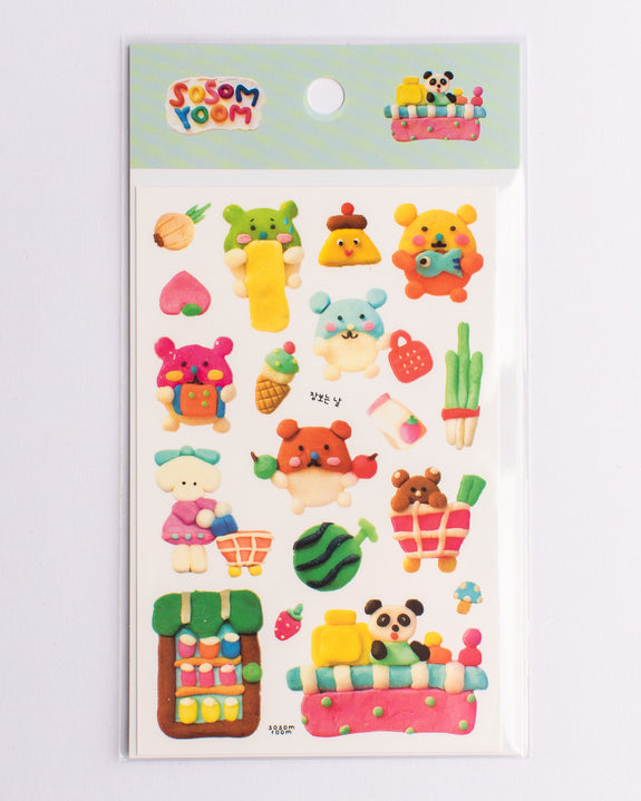 Sosom Room - Sticker Sheet - Supermarket