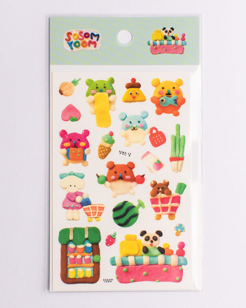 Sosom Room - Sticker Sheet - Supermarket