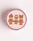 Kodama Sangyo Toy Co - Charmy and Kumaji Standing - Washi Tape