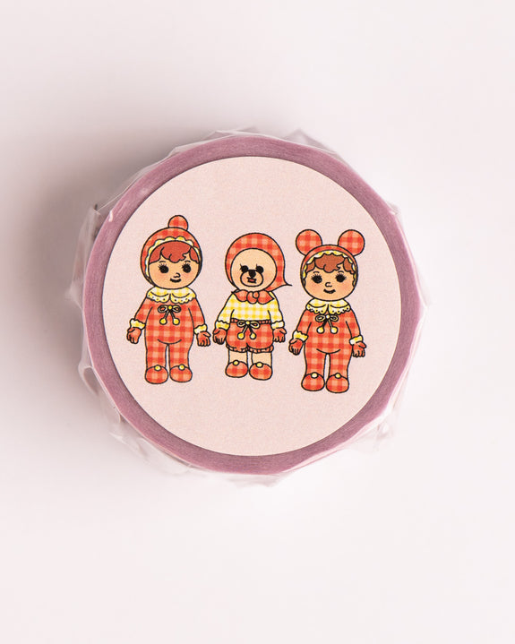 Kodama Sangyo Toy Co - Charmy and Kumaji Standing - Washi Tape
