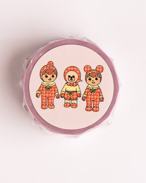 Kodama Sangyo Toy Co - Charmy and Kumaji Standing - Washi Tape