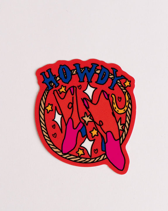 Tegan Iversen - Howdy Sticker