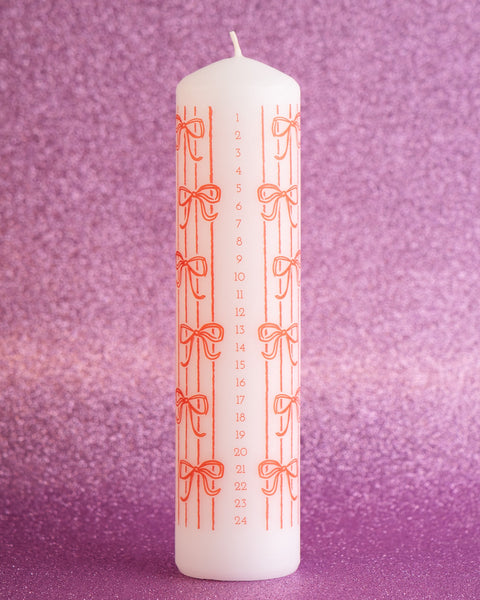 Advent Candle - Bows
